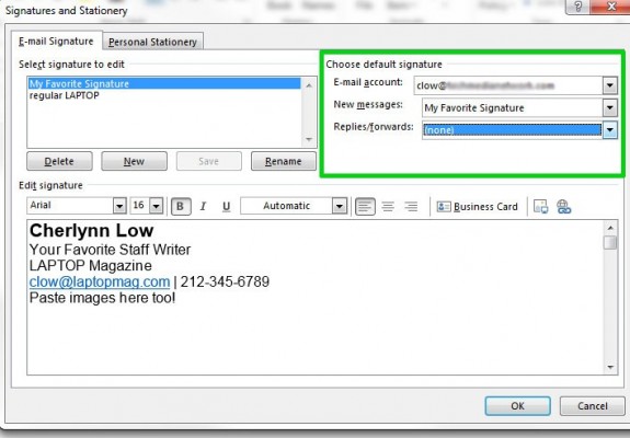 add image to email signature outlook web app
