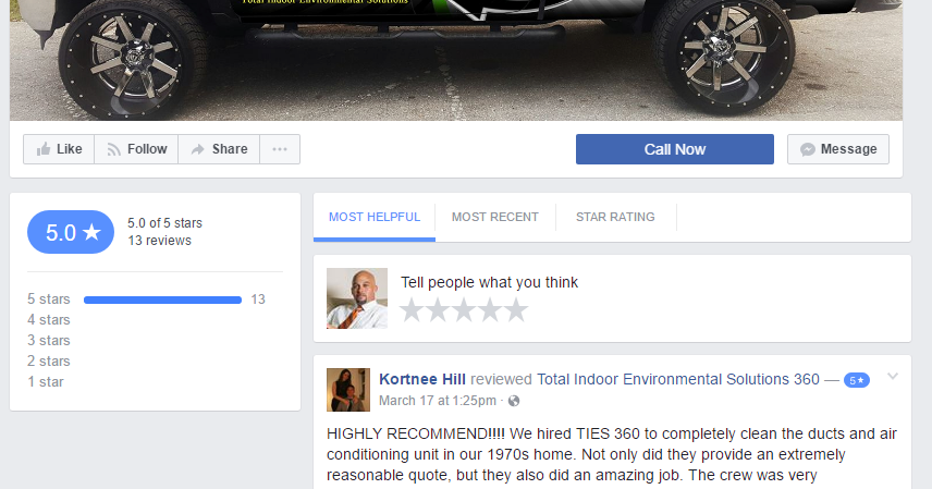 facebook reviews marketing